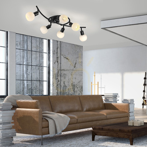 Plafond LOKI 12155-18 Svart 6xE14 small 2