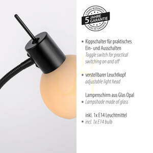LOKI Bordslampa 12156-18 Svart 1xE14 small 4