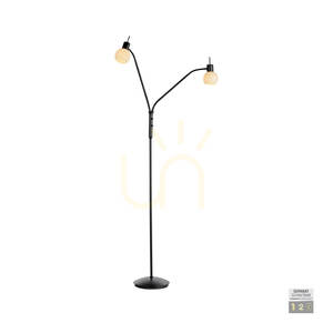 LOKI Golvlampa 12158-18 Svart 2xE14 small 1