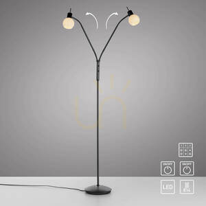 LOKI Golvlampa 12158-18 Svart 2xE14 small 13