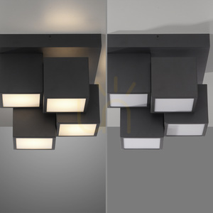 TETRIS Taklampa 14114-18 Svart 4xLED small 14