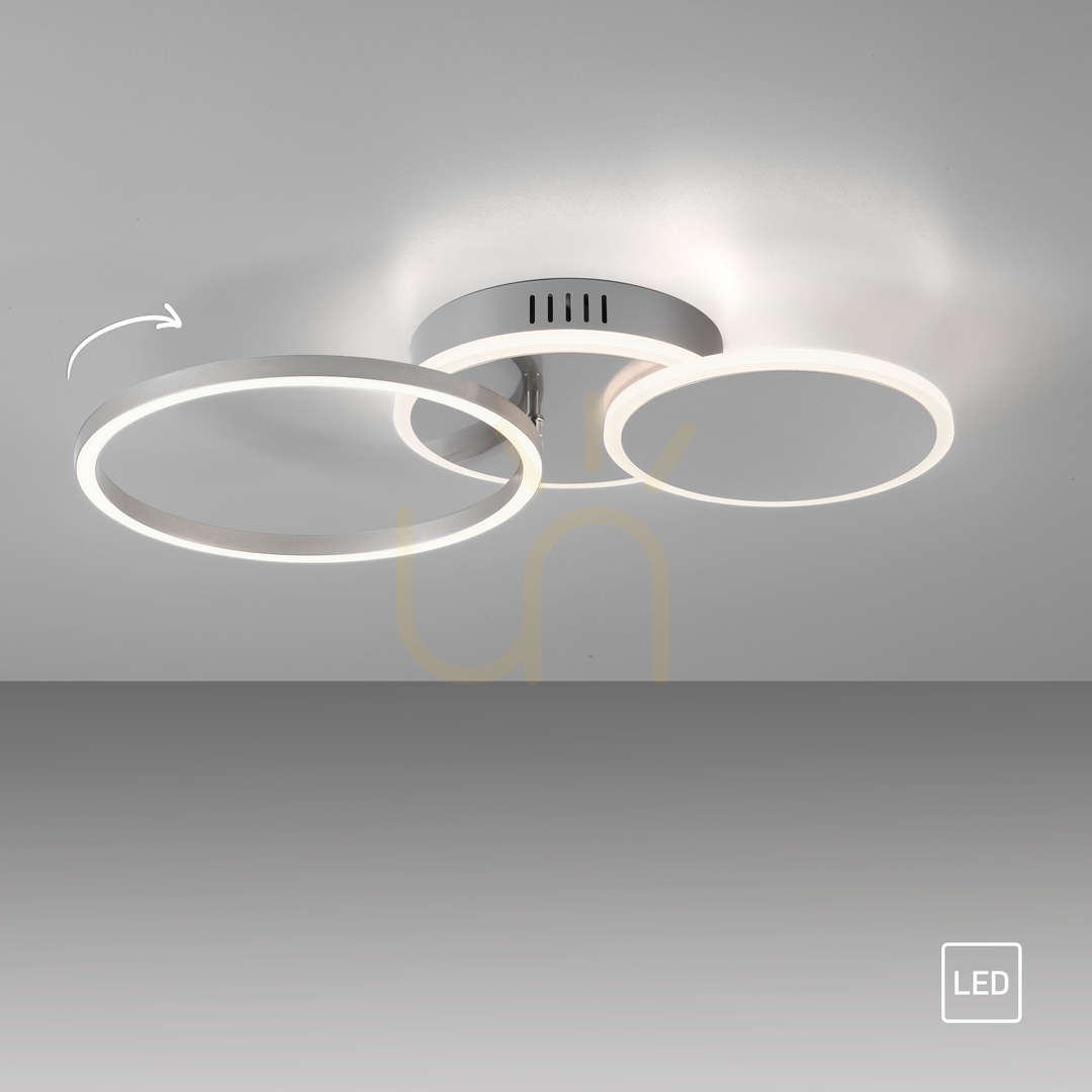 Utsikt SEVENT Plafond 14116-55 Silver 1xLED SEVENT Plafond 14116-55 Silver 1xLED
