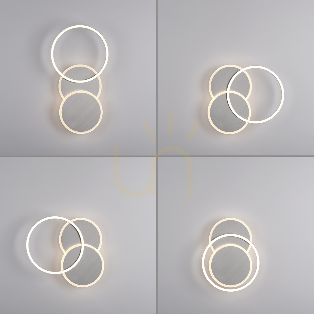 Förhandsvisning SEVENT Plafond 14116-55 Silver 1xLED SEVENT Plafond 14116-55 Silver 1xLED