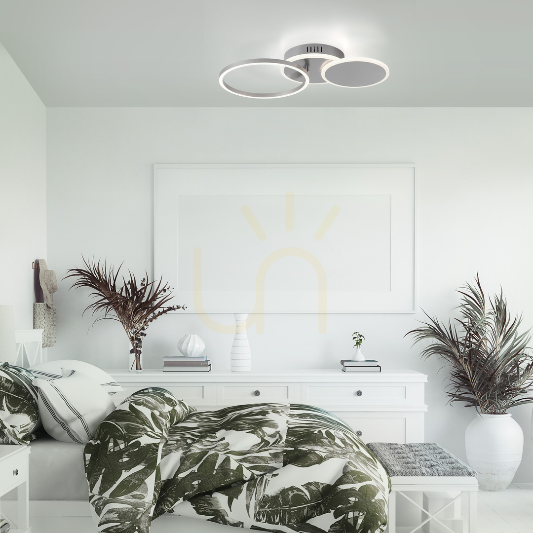 Förhandsvisning SEVENT Plafond 14116-55 Silver 1xLED SEVENT Plafond 14116-55 Silver 1xLED