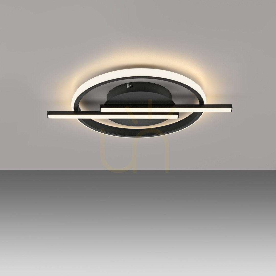 Kontrollera KORSA Plafond 14130-18 Svart 3xLED KORSA Plafond 14130-18 Svart 3xLED