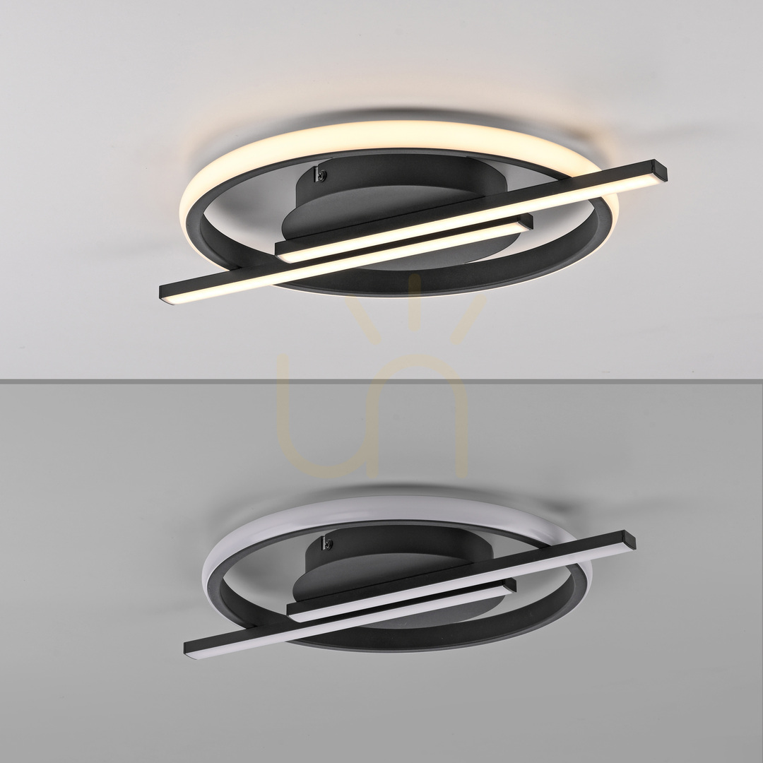 Visa KORSA Plafond 14130-18 Svart 3xLED KORSA Plafond 14130-18 Svart 3xLED