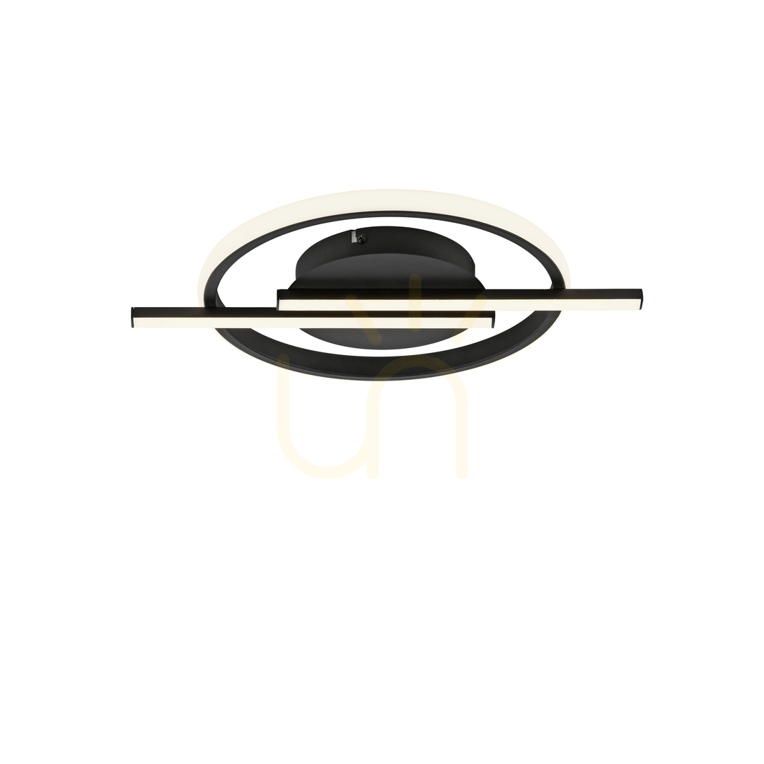 Kontrollera KORSA Plafond 14130-18 Svart 3xLED KORSA Plafond 14130-18 Svart 3xLED