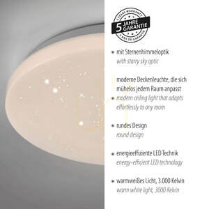 Plafond URANUS 14175-16 Vit 1xLED small 4