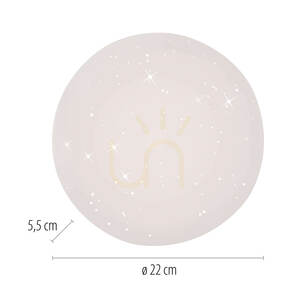 Plafond URANUS 14175-16 Vit 1xLED small 8