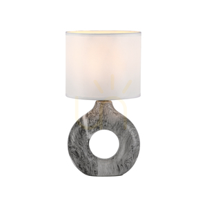 CARARA bordslampa 14193-15 grå 1xE27 1 CARARA bordslampa 14193-15 grå 1xE27 small 1