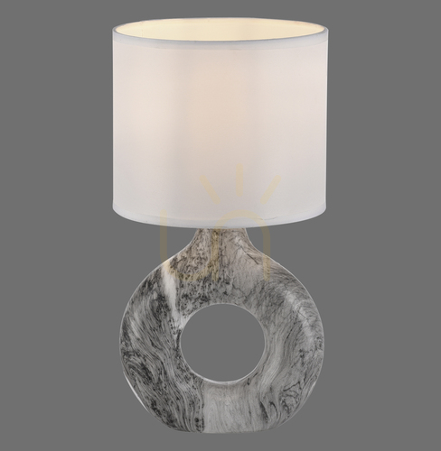 Kontrollera CARARA bordslampa 14193-15 grå 1xE27