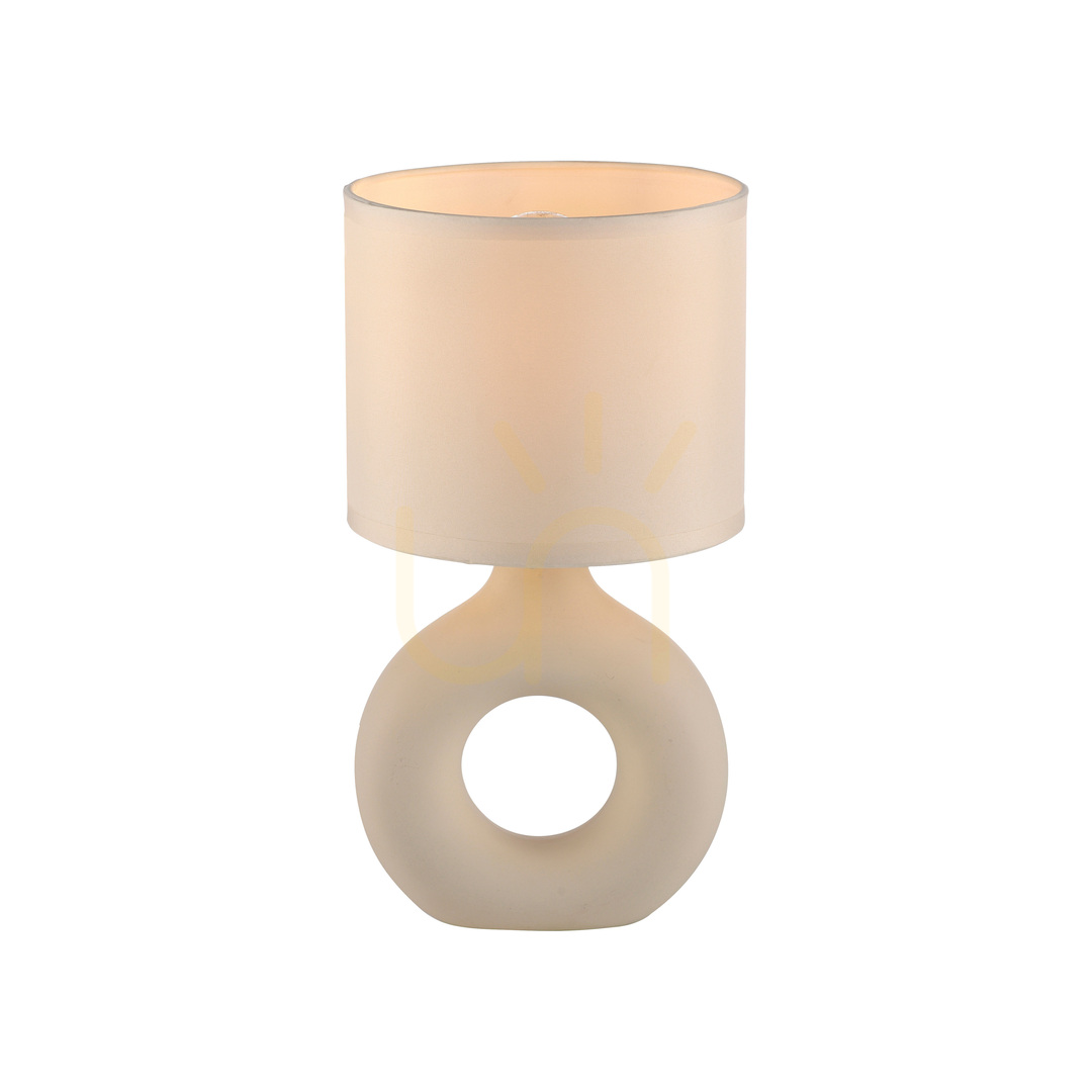 Utsikt CARARA bordslampa 14193-39 Beige 1xE27 CARARA bordslampa 14193-39 Beige 1xE27