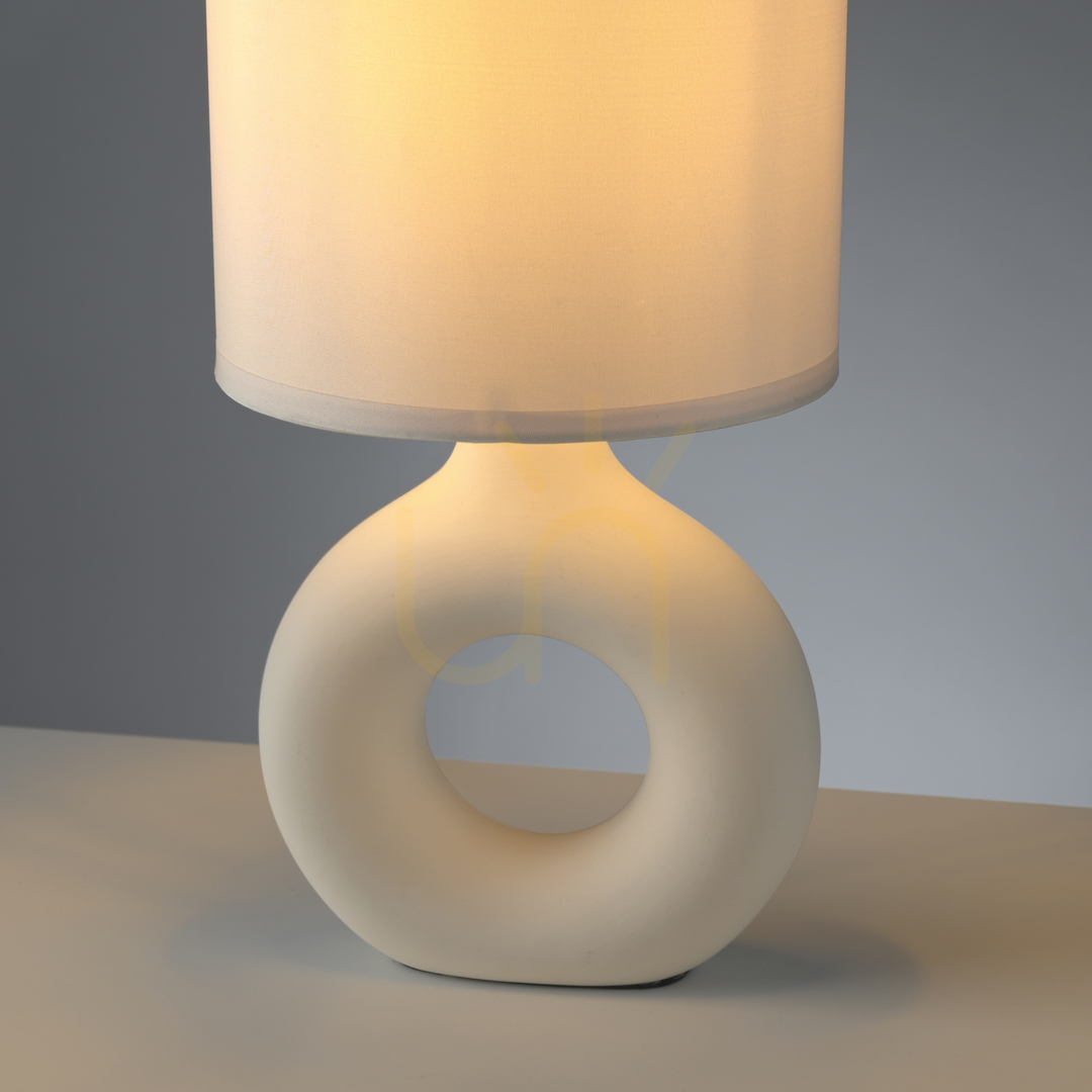 Visa CARARA bordslampa 14193-39 Beige 1xE27 CARARA bordslampa 14193-39 Beige 1xE27