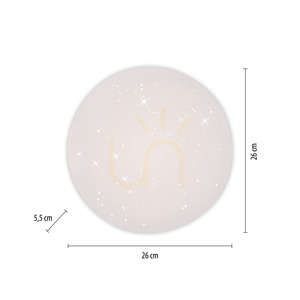 Plafond URANUS 14275-16VE Vit 1xLED 8 Plafond URANUS 14275-16VE Vit 1xLED small 8