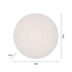Plafond URANUS 14276-16 Vit 1xLED 8 Plafond URANUS 14276-16 Vit 1xLED small 8