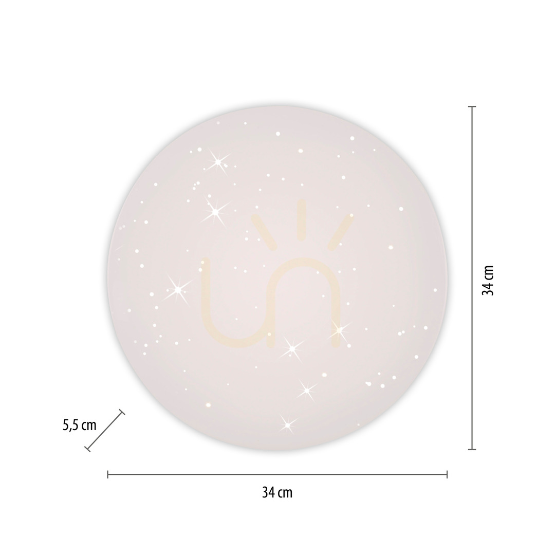 Display Plafond URANUS 14276-16 Vit 1xLED Plafond URANUS 14276-16 Vit 1xLED