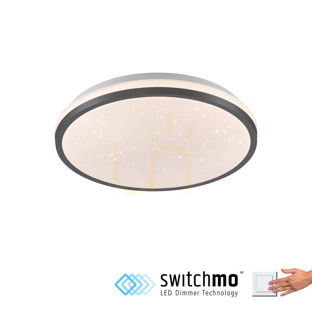 Utsikt Plafond KYLE14293-18 Svart 1xLED Plafond KYLE14293-18 Svart 1xLED