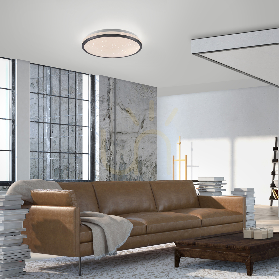 Förhandsvisning Plafond KYLE14293-18 Svart 1xLED Plafond KYLE14293-18 Svart 1xLED