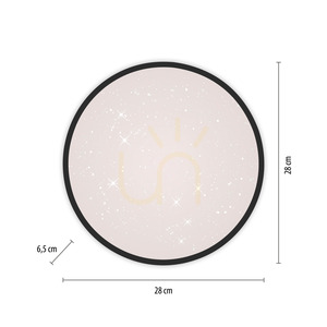 Plafond KYLE14293-18 Svart 1xLED 8 Plafond KYLE14293-18 Svart 1xLED small 8