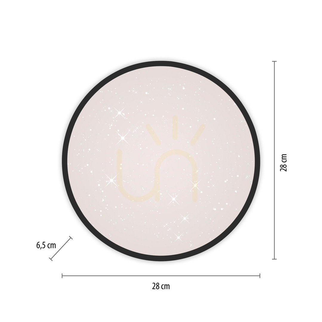 Display Plafond KYLE14293-18 Svart 1xLED Plafond KYLE14293-18 Svart 1xLED