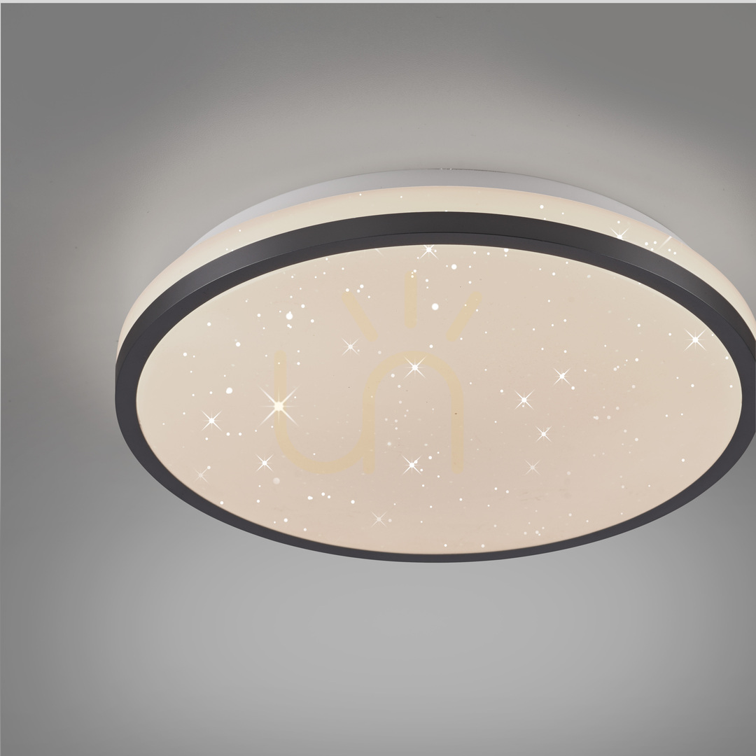 Visa Plafond KYLE14293-18 Svart 1xLED Plafond KYLE14293-18 Svart 1xLED