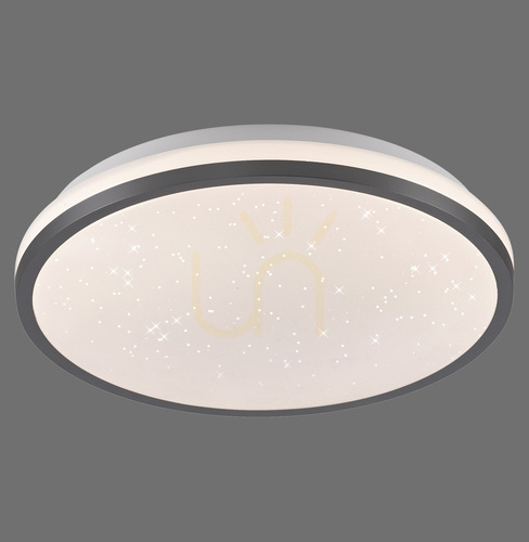 Kontrollera Plafond KYLE14293-18 Svart 1xLED