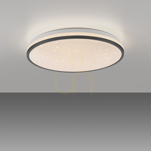 JUST LIGHT KYLE 14294-18 svart LED-plafond Ø38 cm, Switchmo small 11