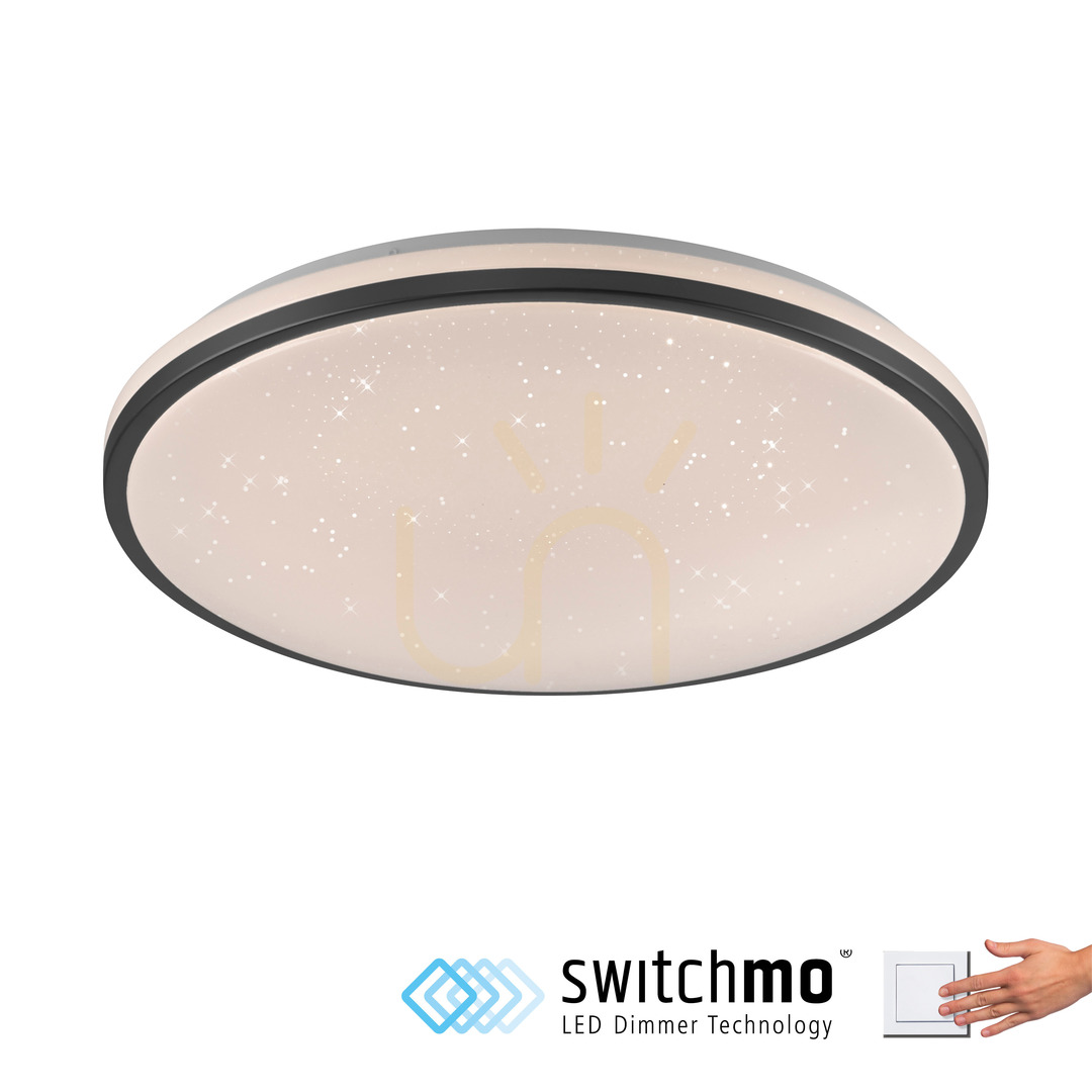 Utsikt Plafond KYLE14295-18 Svart 1xLED Plafond KYLE14295-18 Svart 1xLED