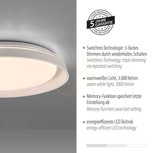 SATI Plafond 14368-16 Vit 1xLED small 4