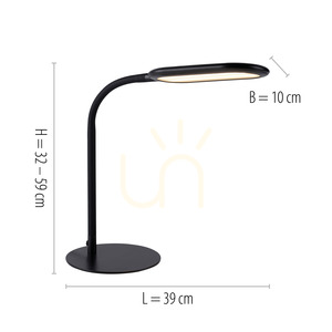 KELLY Bordslampa 14405-18 Svart 1xLED 7 KELLY Bordslampa 14405-18 Svart 1xLED small 7