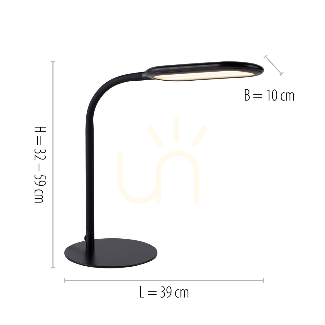 Förhandsvisning KELLY Bordslampa 14405-18 Svart 1xLED KELLY Bordslampa 14405-18 Svart 1xLED