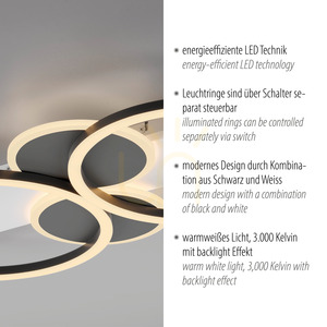 Plafond TROOPER 14552-16 Vit 4xLED small 3