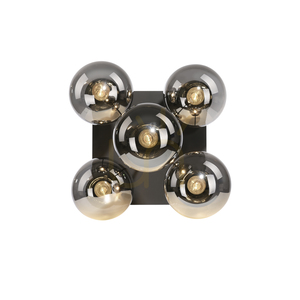 BIG WIDOW 14602-18 svart taklampa med 5 ljuspunkter, E14 small 10
