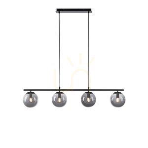BIG WIDOW Taklampa 14604-18 Svart 4xE14. small 1