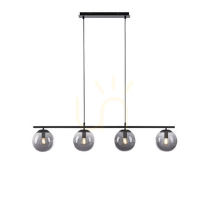 BIG WIDOW Taklampa 14604-18 Svart 4xE14. small 10