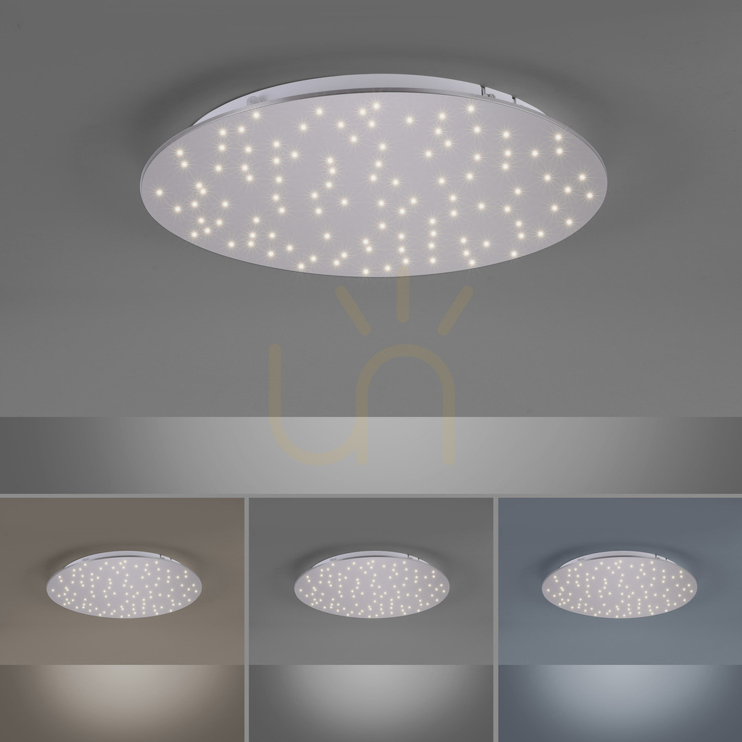 Visa SPARKLE Plafond 14673-55 Silver 1xLED SPARKLE Plafond 14673-55 Silver 1xLED