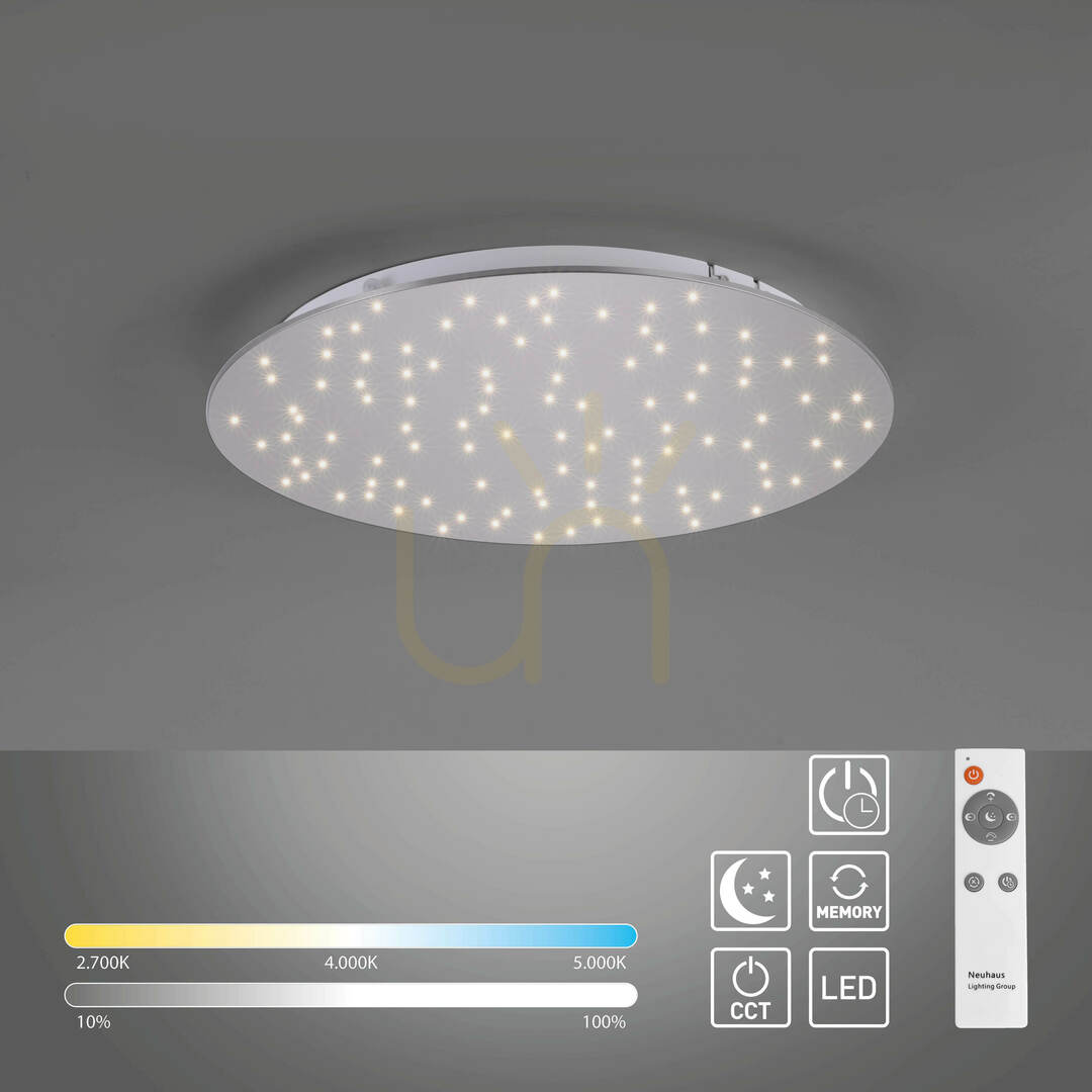 Visa SPARKLE Plafond 14673-55 Silver 1xLED SPARKLE Plafond 14673-55 Silver 1xLED