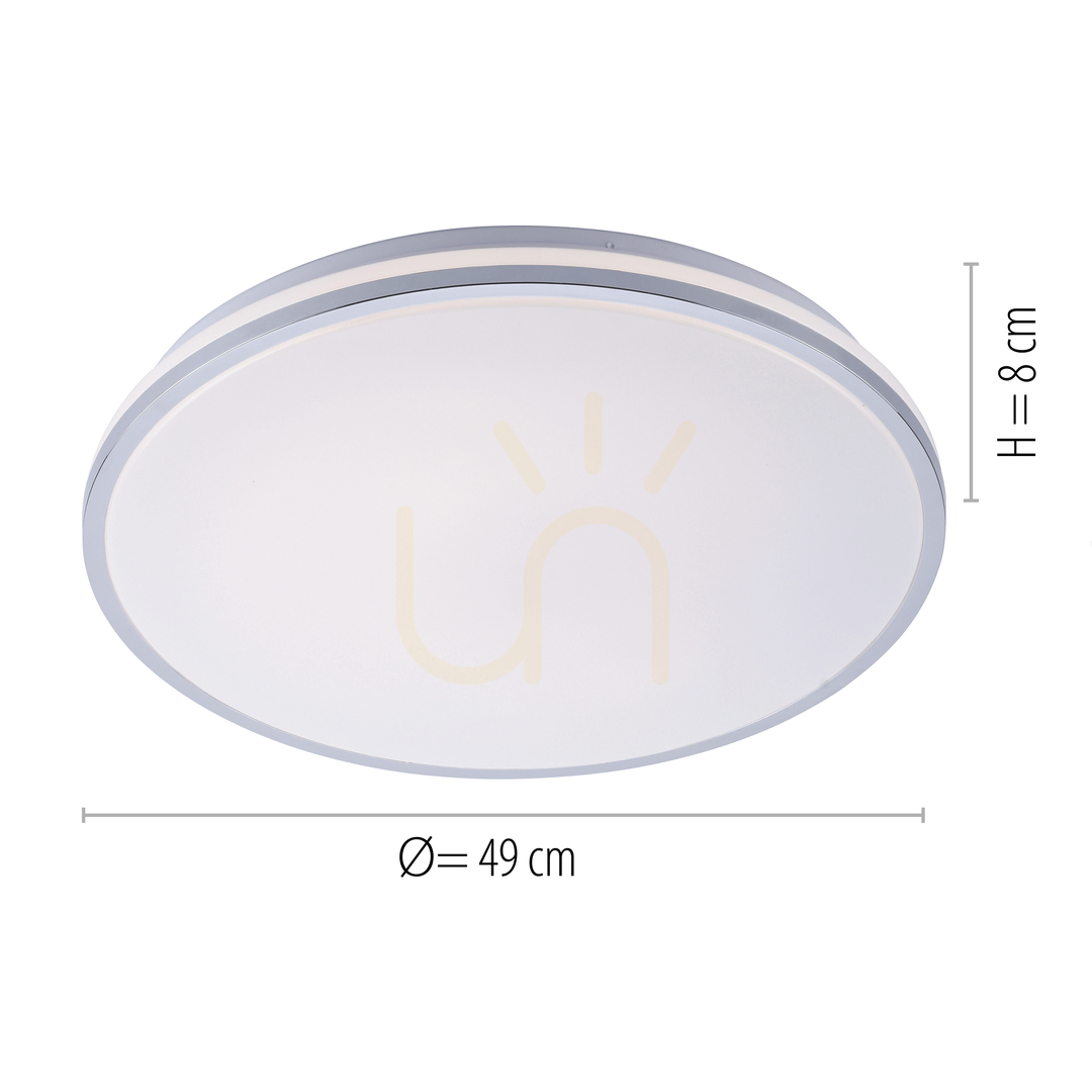 Förhandsvisning Plafond ISABELL 14844-17 Krom 1xLED Plafond ISABELL 14844-17 Krom 1xLED