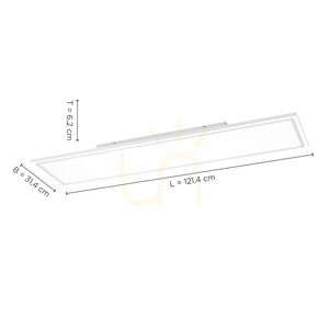 Plafond EDGING 14852-16 Vit 1xLED small 7