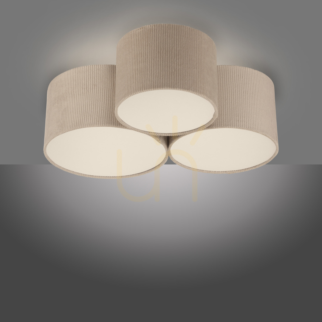 Kontrollera GREEN DURO Plafond 14890-39 Beige 3xE27 GREEN DURO Plafond 14890-39 Beige 3xE27