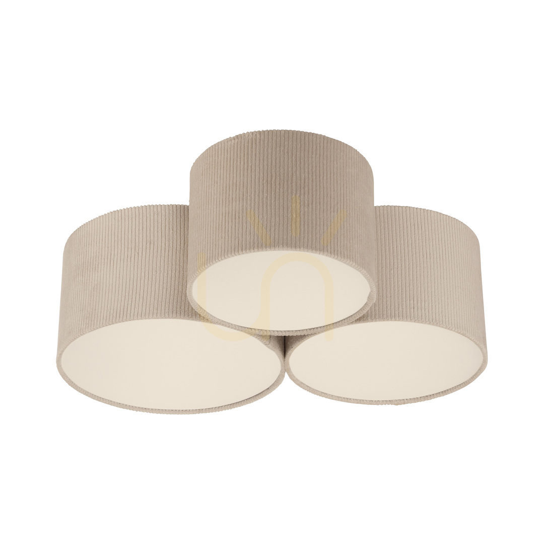 Förhandsvisning GREEN DURO Plafond 14890-39 Beige 3xE27 GREEN DURO Plafond 14890-39 Beige 3xE27