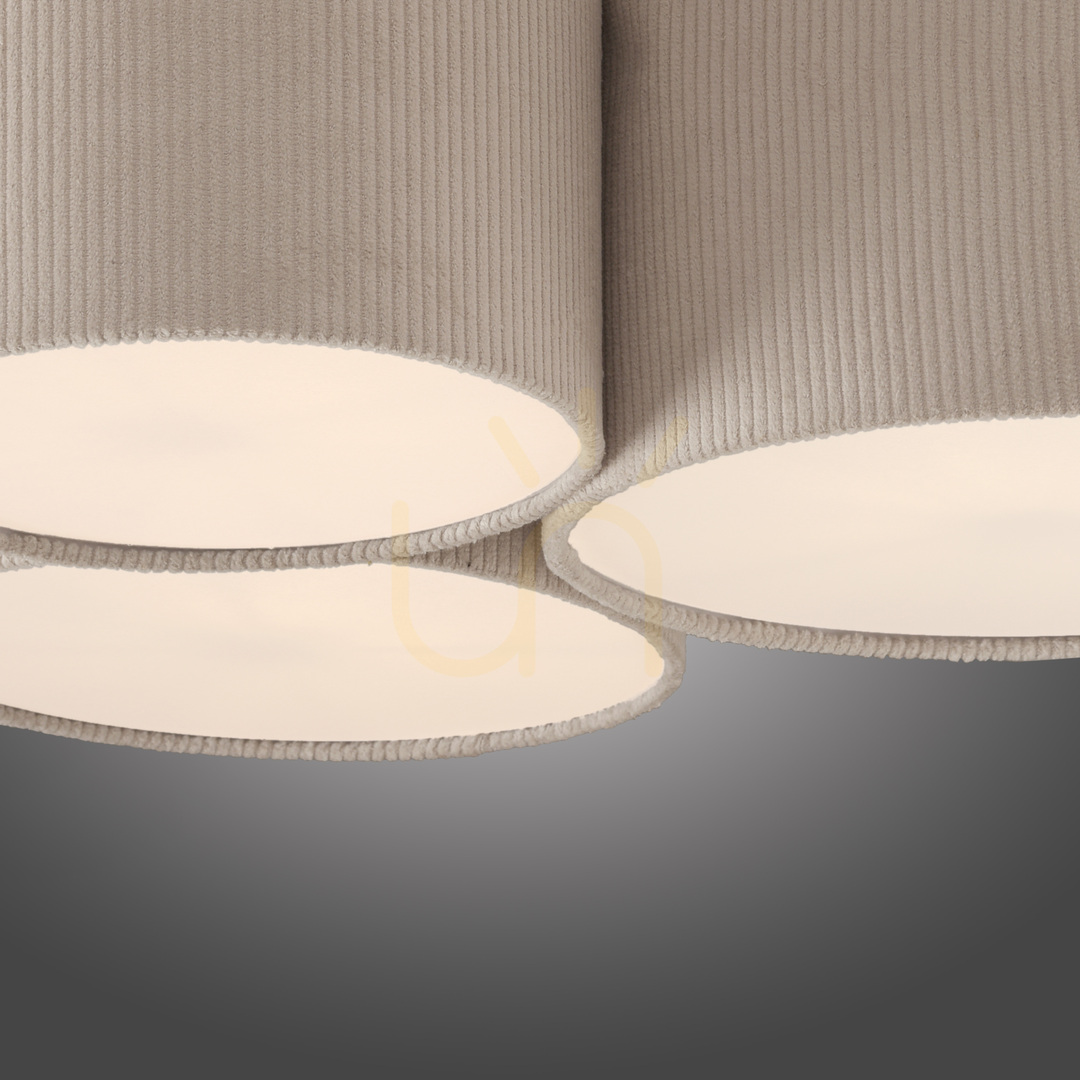 Visa GREEN DURO Plafond 14890-39 Beige 3xE27 GREEN DURO Plafond 14890-39 Beige 3xE27