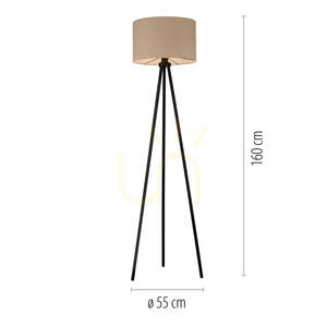 GREEN DURO Golvlampa 14894-39 Beige 1xE27 small 8