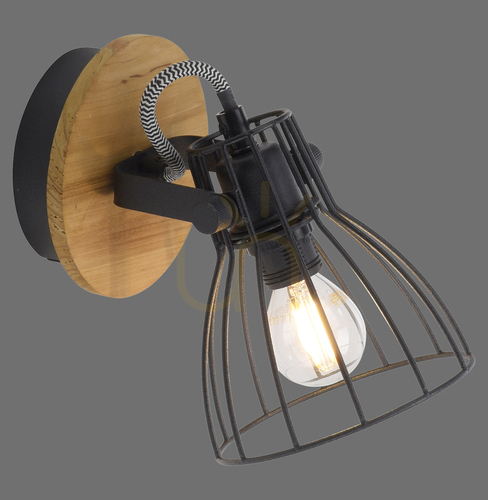 Kontrollera TARO Plafond 15117-18 Svart 1xE14