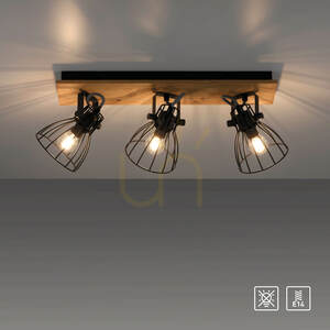 TARO Plafond 15119-18 Svart 3xE14 small 9