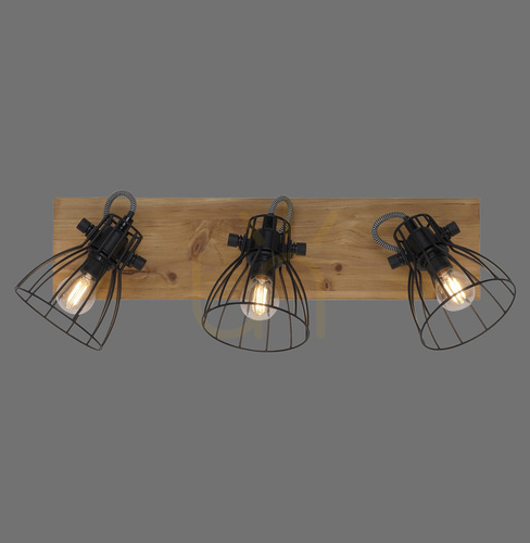 Kontrollera TARO Plafond 15119-18 Svart 3xE14