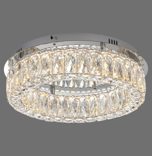Kontrollera Plafond KULUNKA 15204-17 Krom 1xLED