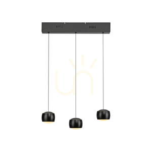 BALLINI Taklampa 15261-18 Svart 3xLED small 15