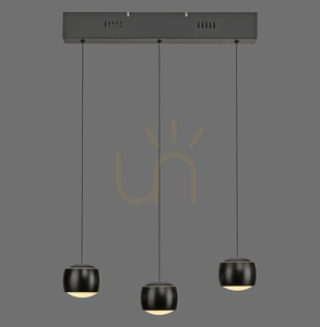 BALLINI Taklampa 15261-18 Svart 3xLED small 0