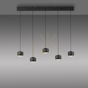 BALLINI Taklampa 15262-18 Svart 5xLED small 5